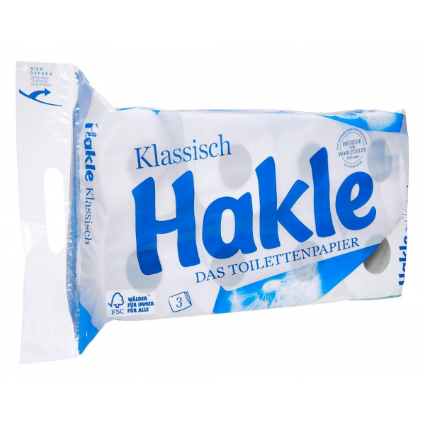 4006635542010 - Toilettenpapier KLASSISCH 871613 3-lagig weiß 150 Blatt Rolle 4006635542010 8 Rolle 4006635542010 - Toilettenpapier KLASSISCH 871613 3-lagig weiß 150 Blatt Rolle 4006635542010 8 Rolle