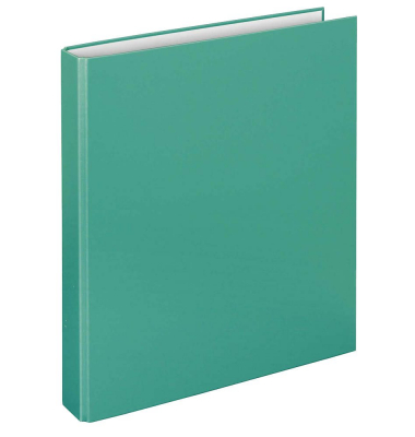 Ringbuch Basic ohne 1141042, A4 2 Ringe 25mm Ring-Ø Kunststoff türkis