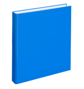 Ringbuch Basic 1141052, A4 2 Ringe 25mm Ring-&Oslash; Karton, PP-kaschiert mittelblau