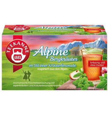 Alpine Bergkräuter Tee 18 Portionen