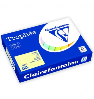 Kopierpapier Trophee 1977PC kanariengelb A4 80g 