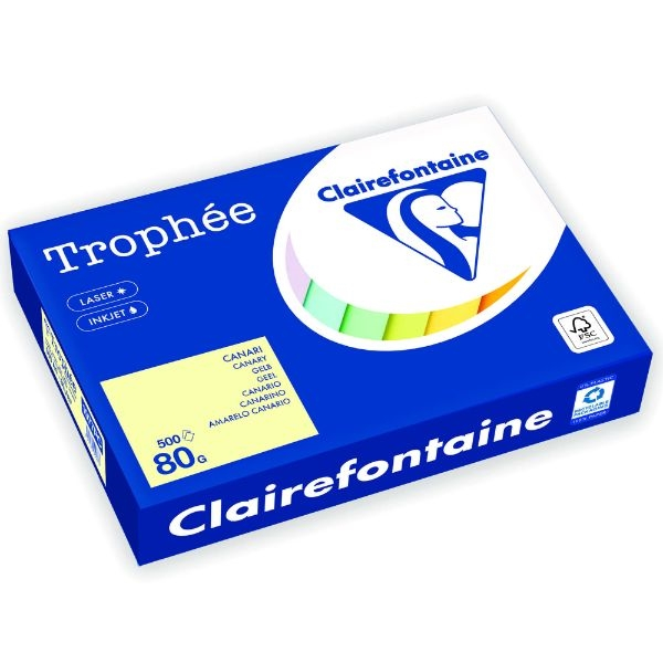 3329680000887 - Kopierpapier Trophee 1977PC kanariengelb A4 80g 500 Blatt 3329680000887 500 Blatt