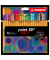 Fineliner-Set point 88, 8824/1-20, orange, wei&szlig;e Streifen (Schreibfarbe: 24-farbig sortiert), 0,4mm