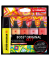 Textmarker BOSS ORIGINAL, 70/5-02-1-20, Etui (5 #), farbig sortiert (korallenrot/gelb/pastellrot/rot/pastellorange), 2-5mm Keils