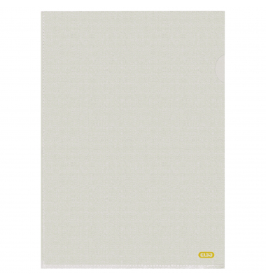 Sichth&uuml;llen Recycling 400186701, A4, transluzent genarbt, oben & rechts offen, 0,1mm