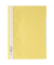 Schnellhefter Standard 257304, A4, gelb, Polypropylen (PP), 80g, Vorderdeckel transparent