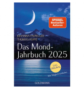 Taschenkalender 17983, Mond-Jahrbuch, blau, 1 Tag / 1 Seite, 12,5x18,7cm, 2025