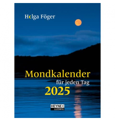 Taschenkalender 23928, Mondkalender f&uuml;r jeden Tag, blau, 1 Tag / 1 Seite, 10,5x14cm, 2026