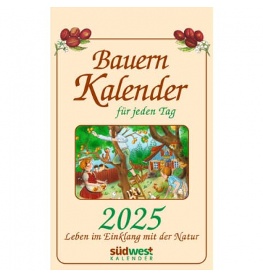 Abrei&szlig;kalender 10126, Bauernkalender, 1 Tag / 1 Seite, 13,1x21,4cm, 2026