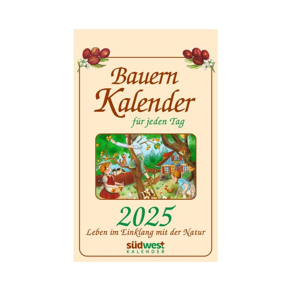 SÜDWEST Abreißkalender 10126, Bauernkalender, 1 Tag / 1 Seite, 13,1x21,4cm, 2026 9783517104546 SÜDWEST