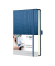 Notizbuch CO403, Conceptum, blau, A5, liniert, 80g, 97 Blatt / 194 Seiten