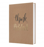 Notizbuch JN801, JOLIE Pure Positivity, braun, A5, liniert, 100g, 96 Blatt / 192 Seiten