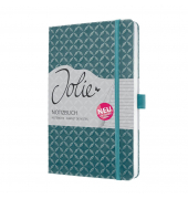 Notizbuch JN139, Conceptum Jolie Flair, blau, A5, liniert, 80g, 87 Blatt / 174 Seiten