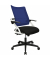 B&uuml;rodrehstuhl New S'move, schwarz/blau / schwarz, mit Armlehnen, bis 110kg, ohne Kopfst&uuml;tze