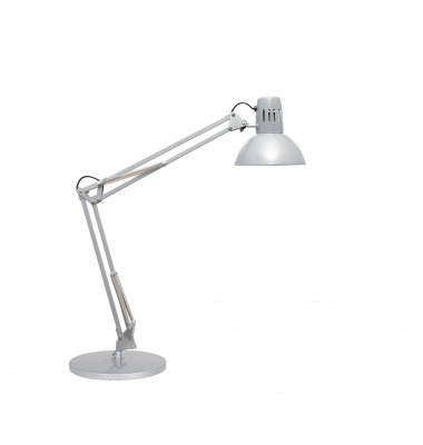 LED-Schreibtischlampe MAULstudy, silber, mit Standfuß