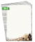 Weihnachtsbriefpapier Flackernde Weihnachtskerze in weihnachtlicher Deko auf Holzdielen Christmas Candle DP450, A4, 90g
