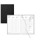 Buchkalender 942-2-260, schwarz, 1 Woche / 2 Seiten, 14,5x20,5cm (A5), 2025