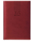 Buchkalender 864-25-447, rot, 1 Tag / 1 Seite, 14,5x20,5cm (A5), 2025