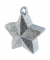 Ballongewicht silber Stern