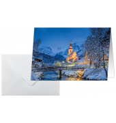 25 SIGEL Weihnachtskarten Bavarian Christmas DIN A6