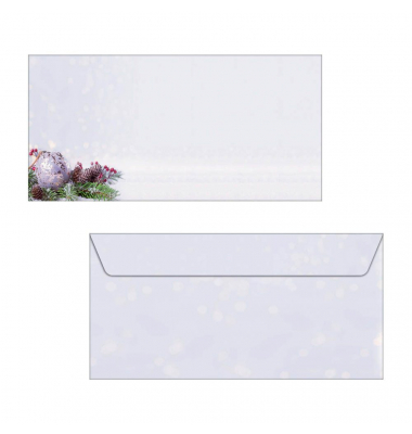 Weihnachtsumschläge Charmful Christmas DU443, Din Lang, 90g