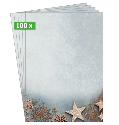 Motiv-Weihnachtsbriefpapier Glamorous Christmas DP430 A4 90g 