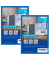 2 FRANKEN Magnetrahmen selbstklebend PRO blau A3