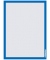 2 FRANKEN Magnetrahmen selbstklebend PRO blau A3
