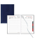 Buchkalender 864-25-481, blau, 1 Tag / 1 Seite, 14,5x20,5cm (A5), 2025