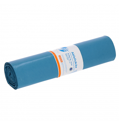 Müllsäcke 10732 Premium Plus, blau, 70 Liter, offen