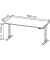 Sitz-Steh-Schreibtisch Boras, elektrisch höhenverstellbar, 71-119cm (H), 160x80cm (BxT), rechteckig, navarra-eiche / schwarz