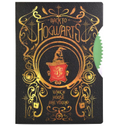 Notizbuch HP712824, Harry Potter - Spinner, schwarz, A5, liniert, 40 Blatt / 80 Seiten