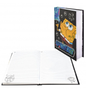 Notizbuch SB714156, Spongebob, schwarz, A5, liniert, 60 Blatt / 120 Seiten