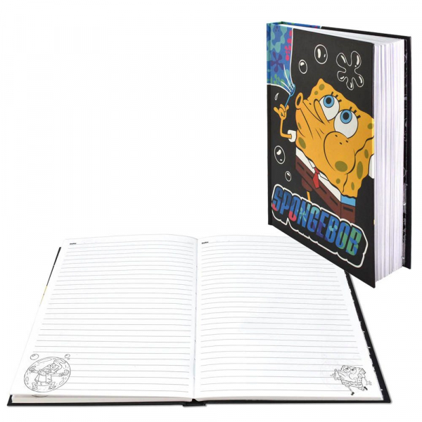 5056563714156 - Notizbuch SB714156 Spongebob schwarz A5 liniert 60 Blatt 120 Seiten 5056563714156 BlueSky 5056563714156 - Notizbuch SB714156 Spongebob schwarz A5 liniert 60 Blatt 120 Seiten 5056563714156 BlueSky