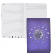 Notizbuch WD717294, Wednesday - Nightshade, violett, A5, liniert, 40 Blatt / 80 Seiten