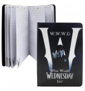 Notizbuch WD717553, Wednesday - WWWD, schwarz, A5, liniert