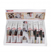 Lackmarker 4-52340, Display, 751wei&szlig;,gold,silber,2185gold,silber,1200gold,silber, divers