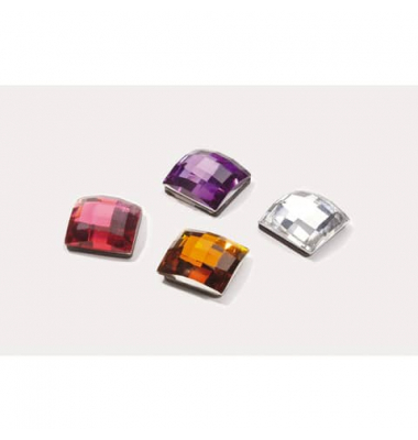 Haftmagnet 95401-01924, Quadrat, 25x25mm, farbig sortiert, 1kg