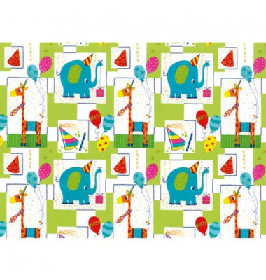 Geschenkpapier 5A2546, Kindermotiv, 50cm x 250m, bunt