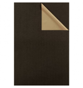 Geschenkpapier 731671, 70cm x 250m, schwarz/gold