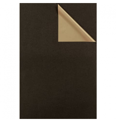 Geschenkpapier 731671, 70cm x 250m, schwarz/gold