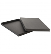 Aufbewahrungsbox PureBox Black 22001672, mit Deckel, au&szlig;en 44x4x62cm, Pappe schwarz