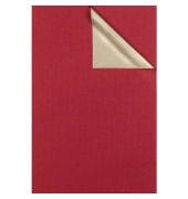 Geschenkpapier 2-Color  731668, 50cm x 250m, weinrot/platin