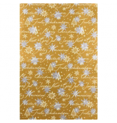 Geschenkpapier 0A53791, Weihnachten, 50cm x 250m, gold, silber, weiß