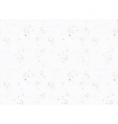 Geschenkpapier 285186, Sternchen, 70cm x 50m, transparent