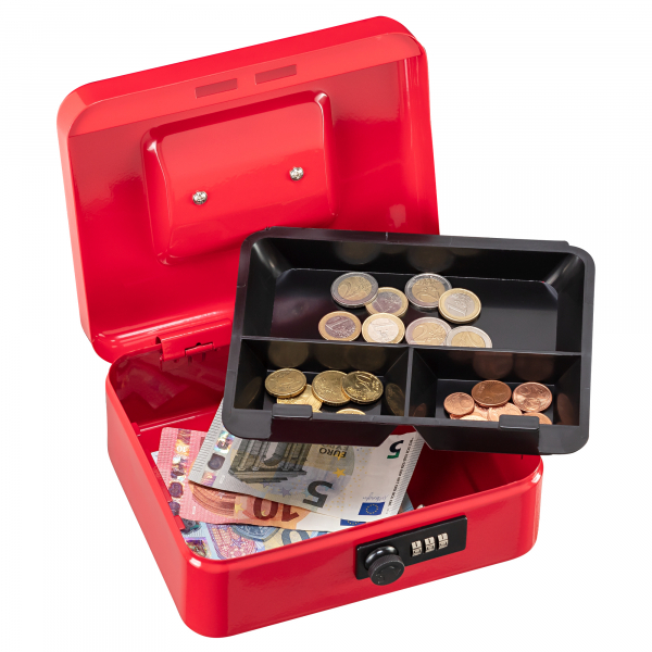 4003482106921 - Burg Wachter - burg-wächter Geldkassette money H90xB200xT160mm Gewicht 1kg Zahlenschloss rot - Money Code 5020 red