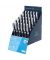 Tintenroller One Change, im Display sortiert