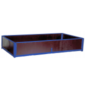 Zubehör KM1500L, Seiten-/Endwände , 1500x?x300mm (BxLxH), braun
