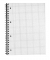 Collegeblock 100110259203, Kugel und Kegel, Lineatur 22 / kariert mit Rand innen, A4, 80g, weiß, 100 Blatt