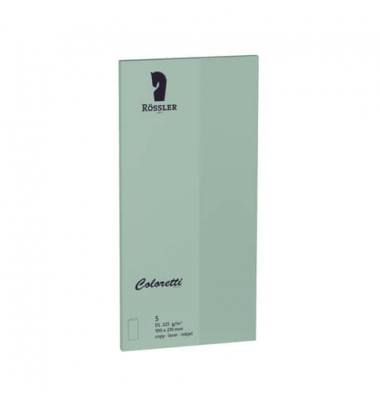 Blanko-Grußkarten 220703567 DIN lang hoch doppelt 225g eucalyptus
